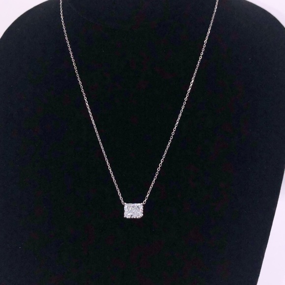 1.15ct Radiant Cut Necklace - Picture 9 of 17